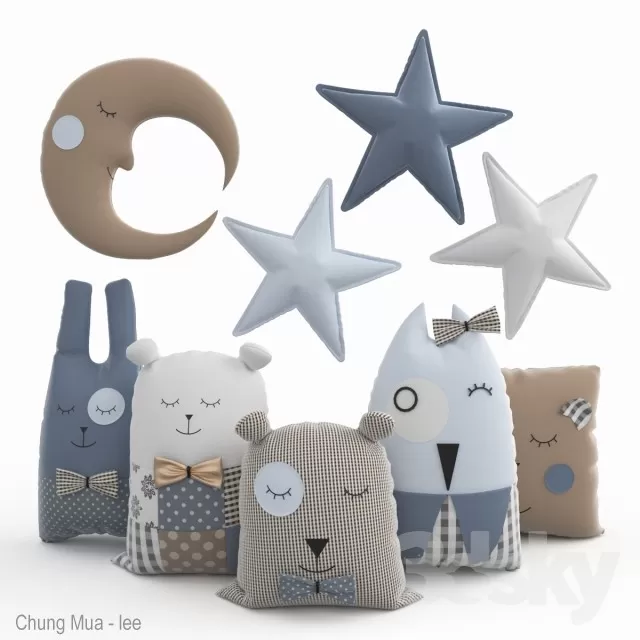 3DSKYFREE – KID - DECOR 3DS MAX MODELS