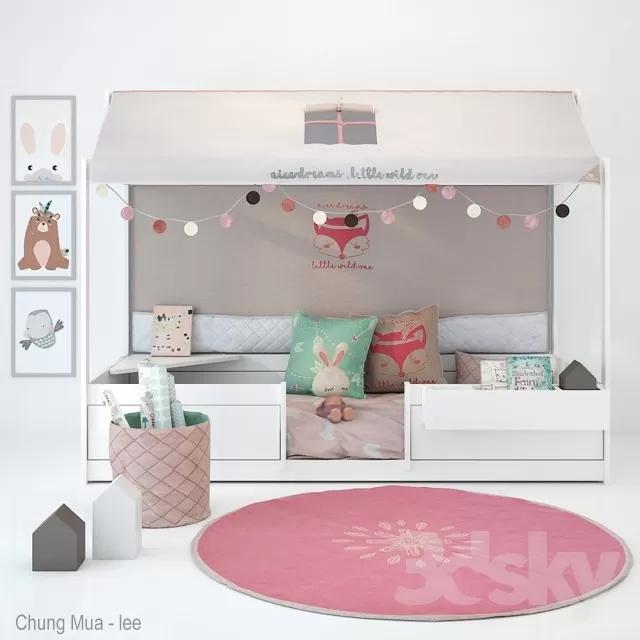 3DSKYFREE – KID - DECOR 3DS MAX MODELS