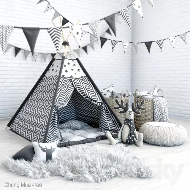 3DSKYFREE – KID - DECOR 3DS MAX MODELS