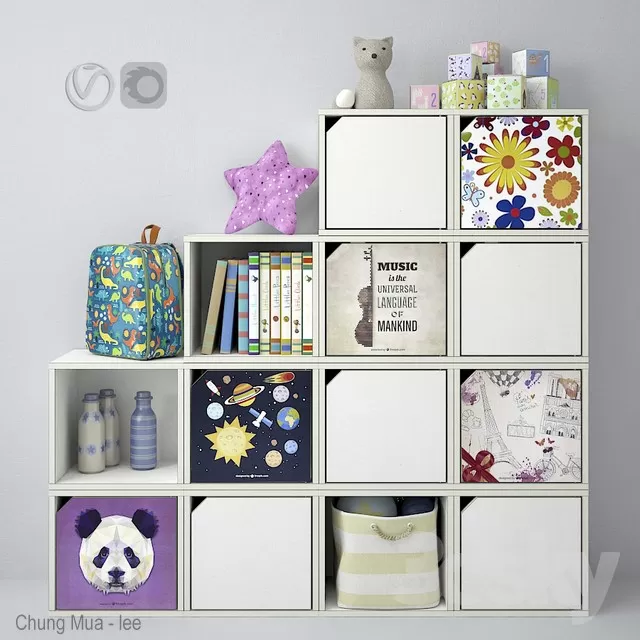 3DSKYFREE – KID - DECOR 3DS MAX MODELS