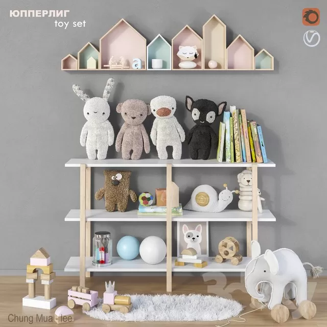 3DSKYFREE – KID - DECOR 3DS MAX MODELS