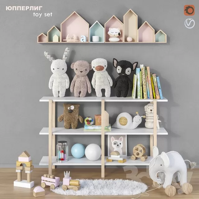 3DSKYFREE – KID - DECOR 3DS MAX MODELS