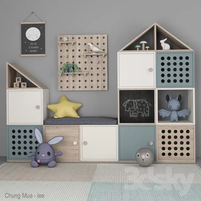 3DSKYFREE – KID - DECOR 3DS MAX MODELS