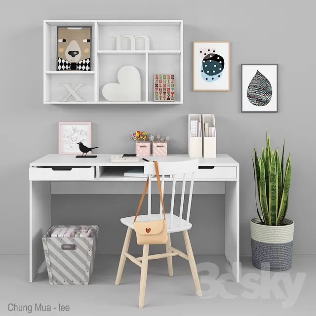 3DSKYFREE – KID - DECOR 3DS MAX MODELS