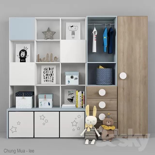 3DSKYFREE – KID - DECOR 3DS MAX MODELS