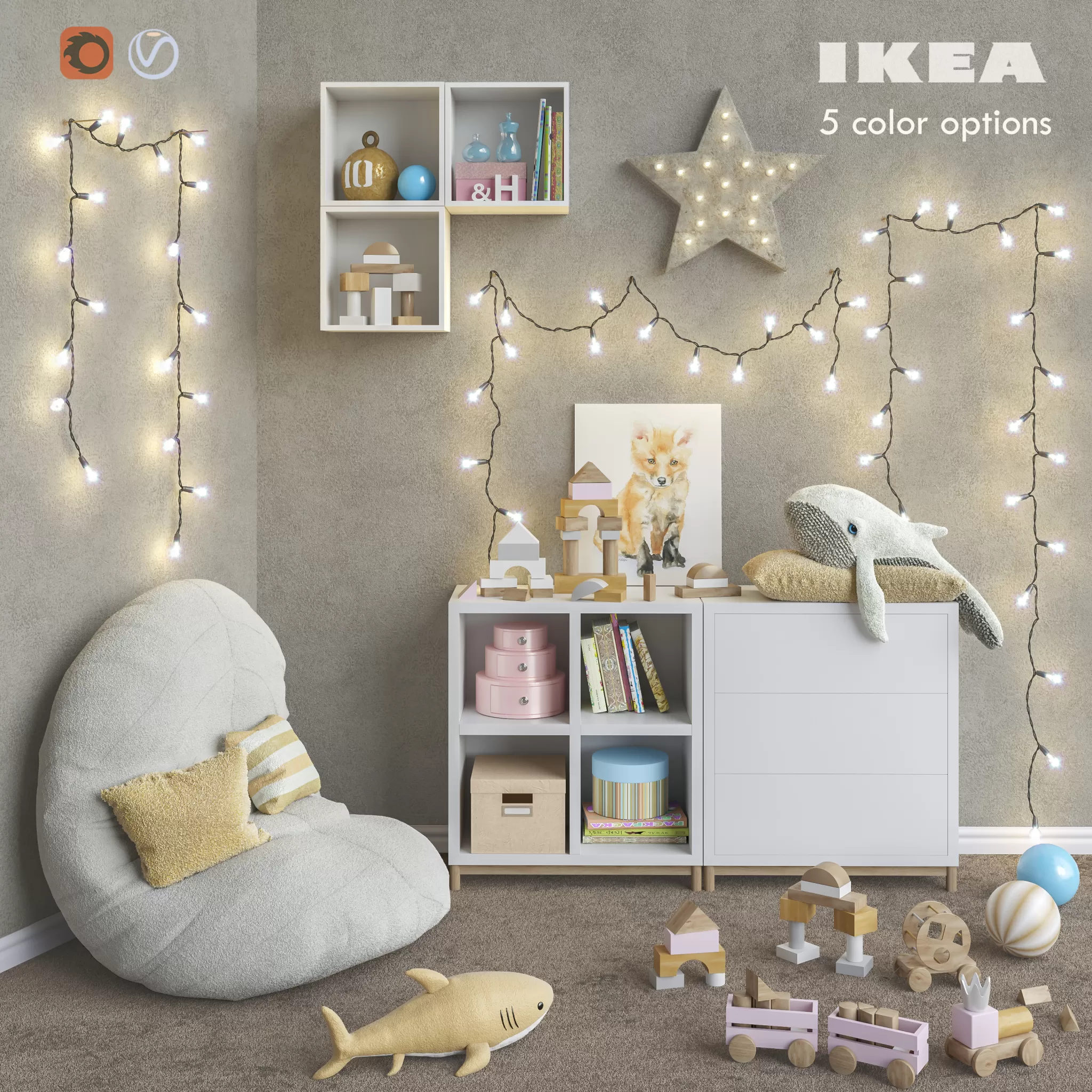3DSKYFREE – KID - DECOR 3DS MAX MODELS