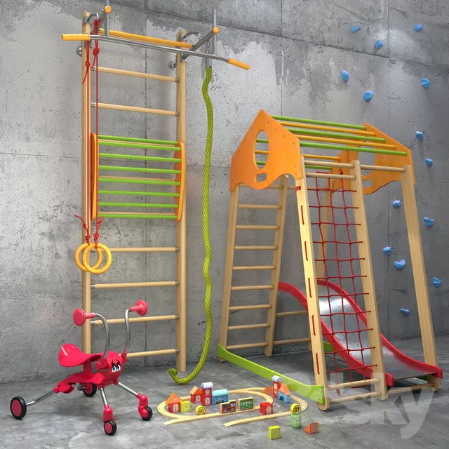 3DSKYFREE – KID - DECOR 3DS MAX MODELS