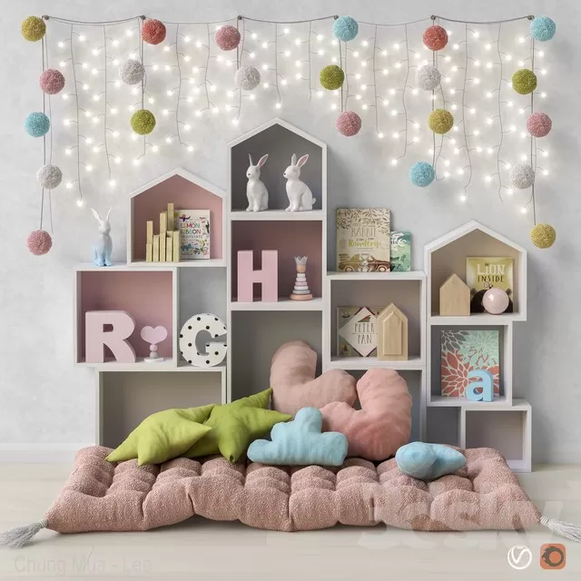 3DSKYFREE – KID - DECOR 3DS MAX MODELS