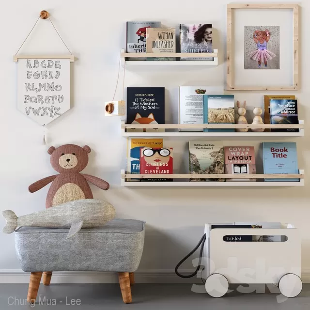 3DSKYFREE – KID - DECOR 3DS MAX MODELS