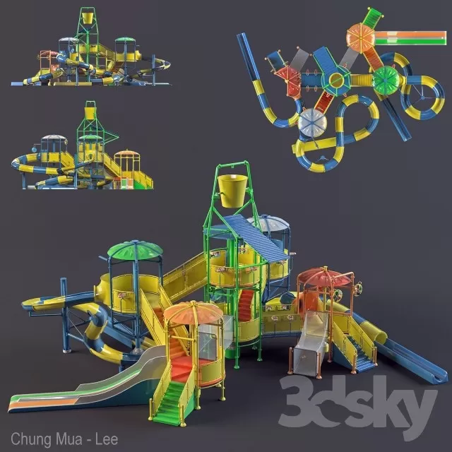 3DSKYFREE – KID - DECOR 3DS MAX MODELS