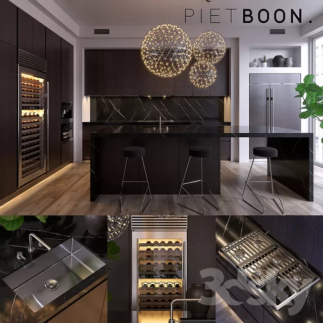 3DSKYFREE – KITCHEN 3DS MAX MODELS