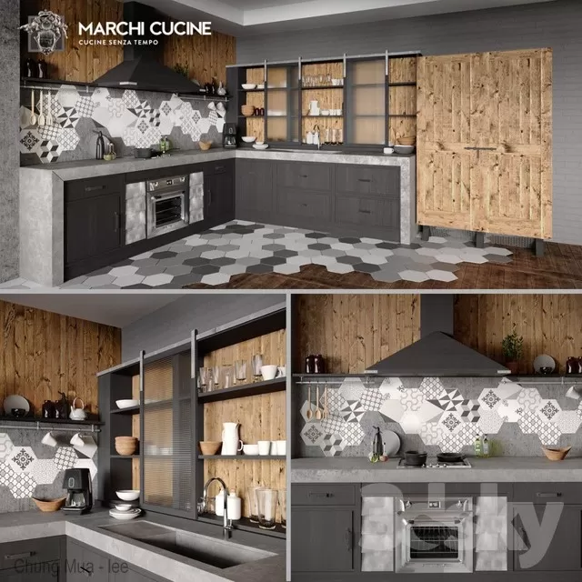 3DSKYFREE – KITCHEN 3DS MAX MODELS