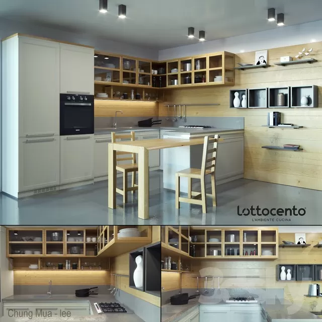 3DSKYFREE – KITCHEN 3DS MAX MODELS