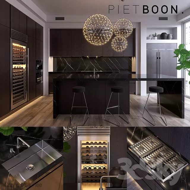3DSKYFREE – KITCHEN 3DS MAX MODELS