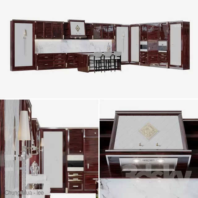 3DSKYFREE – KITCHEN 3DS MAX MODELS