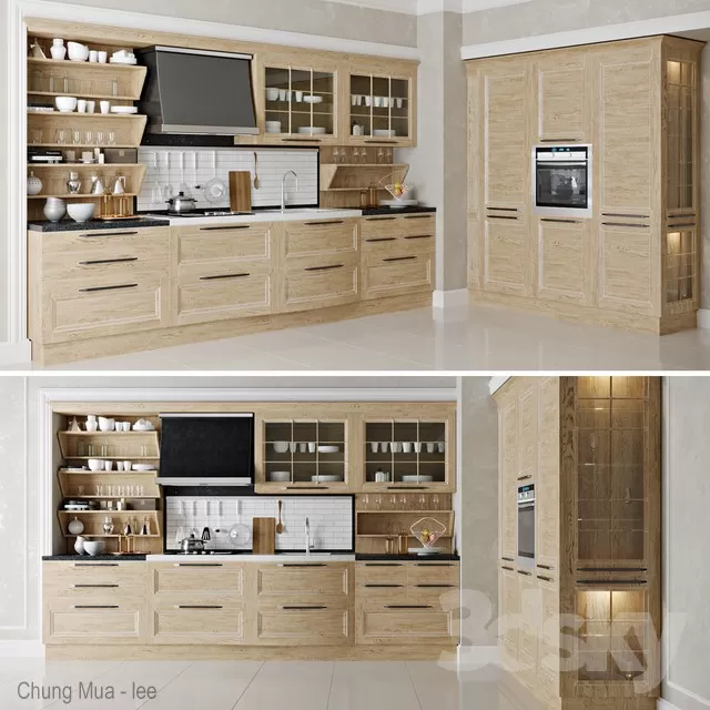 3DSKYFREE – KITCHEN 3DS MAX MODELS