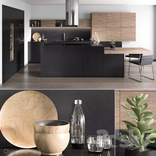 3DSKYFREE – KITCHEN 3DS MAX MODELS