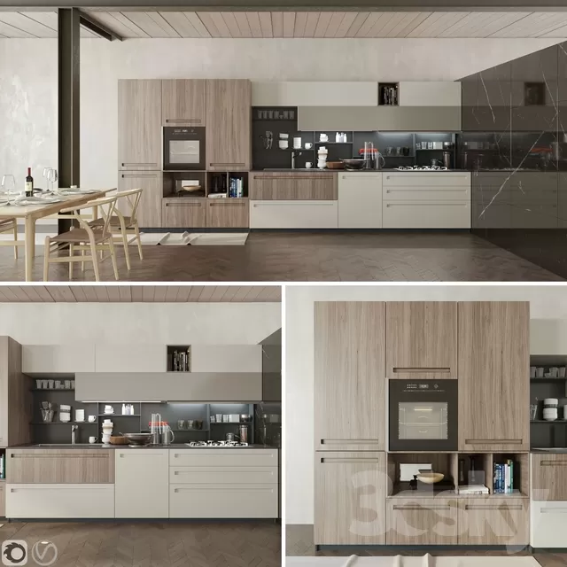 3DSKYFREE – KITCHEN 3DS MAX MODELS