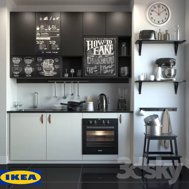 3DSKYFREE – KITCHEN 3DS MAX MODELS