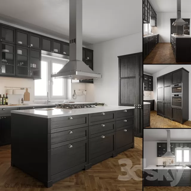 3DSKYFREE – KITCHEN 3DS MAX MODELS