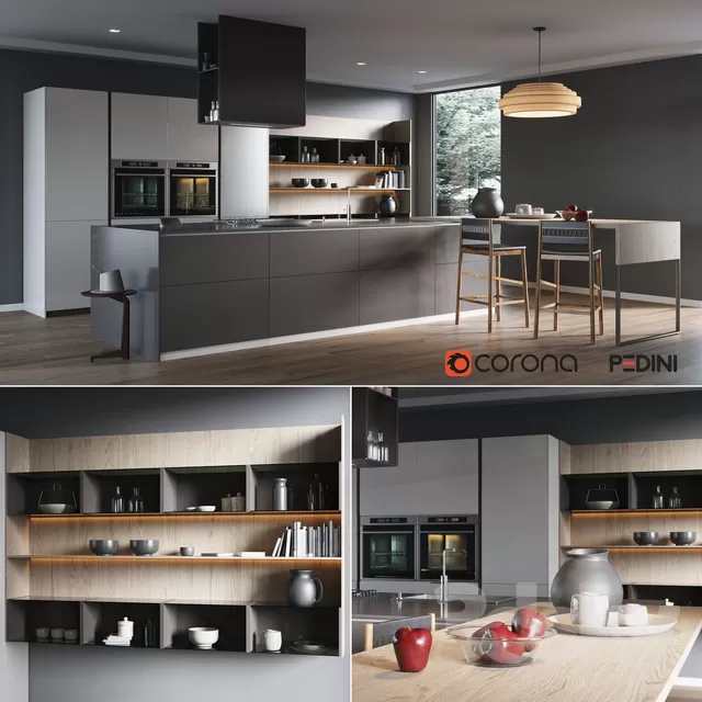 3DSKYFREE – KITCHEN 3DS MAX MODELS