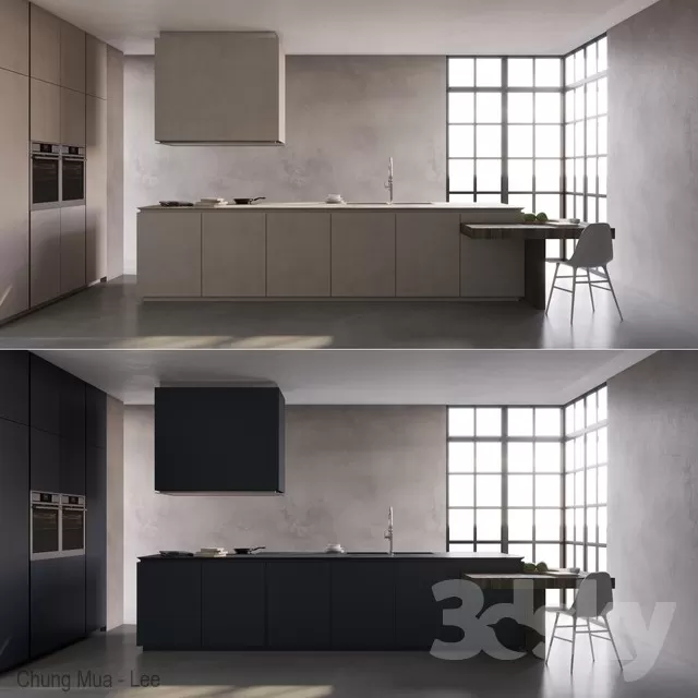3DSKYFREE – KITCHEN 3DS MAX MODELS