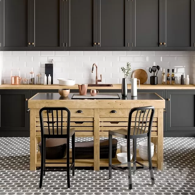 3DSKYFREE – KITCHEN 3DS MAX MODELS