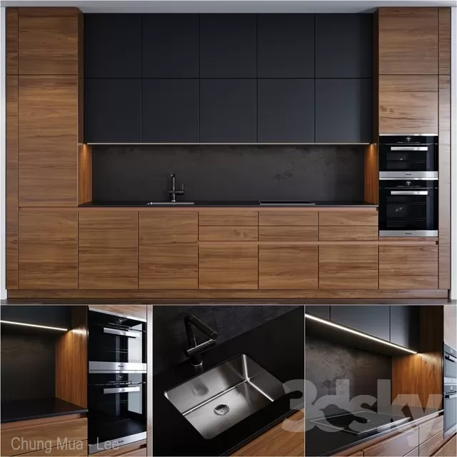 3DSKYFREE – KITCHEN 3DS MAX MODELS