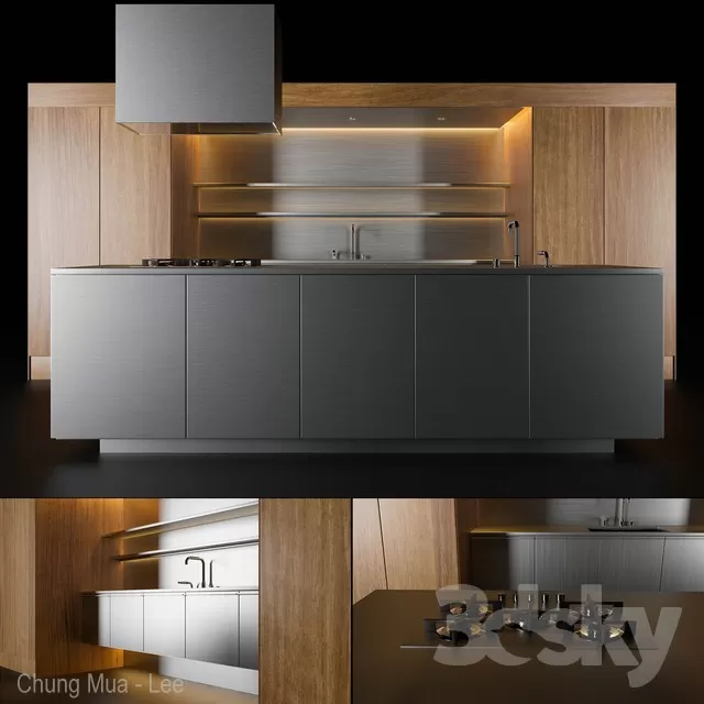 3DSKYFREE – KITCHEN 3DS MAX MODELS