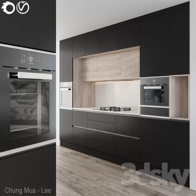 3DSKYFREE – KITCHEN 3DS MAX MODELS