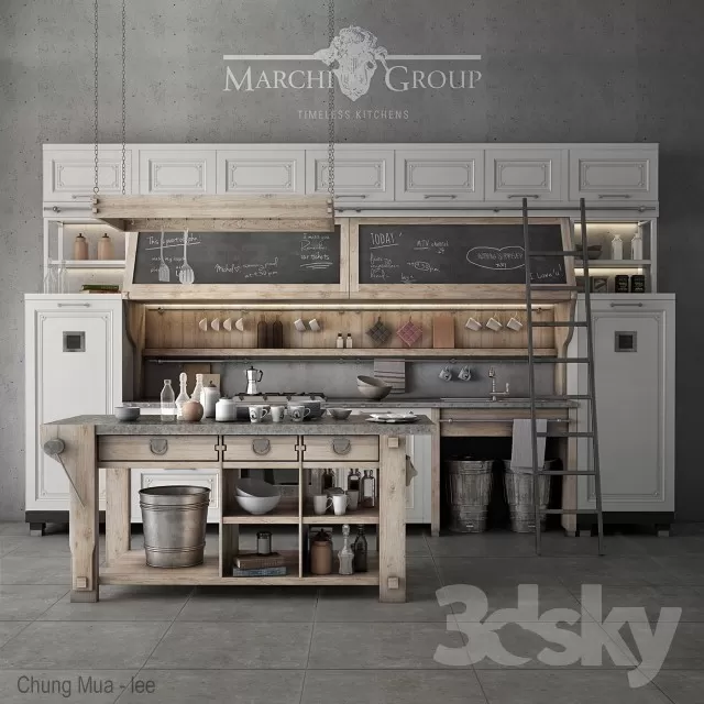 3DSKYFREE – KITCHEN 3DS MAX MODELS