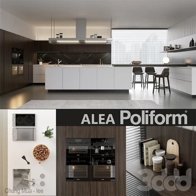 3DSKYFREE – KITCHEN 3DS MAX MODELS