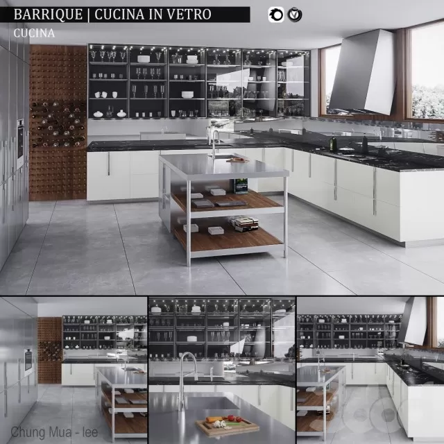 3DSKYFREE – KITCHEN 3DS MAX MODELS