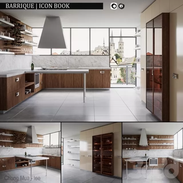3DSKYFREE – KITCHEN 3DS MAX MODELS
