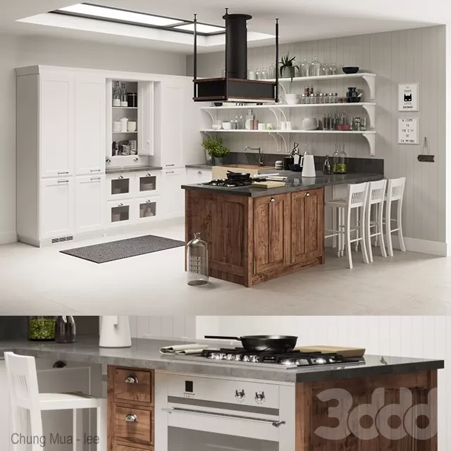 3DSKYFREE – KITCHEN 3DS MAX MODELS