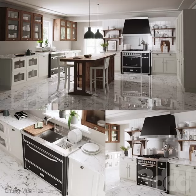 3DSKYFREE – KITCHEN 3DS MAX MODELS