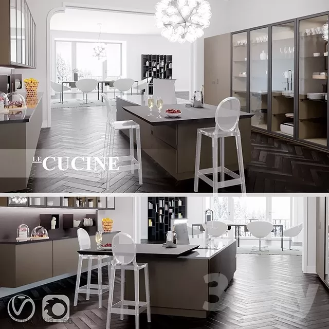 3DSKYFREE – KITCHEN 3DS MAX MODELS