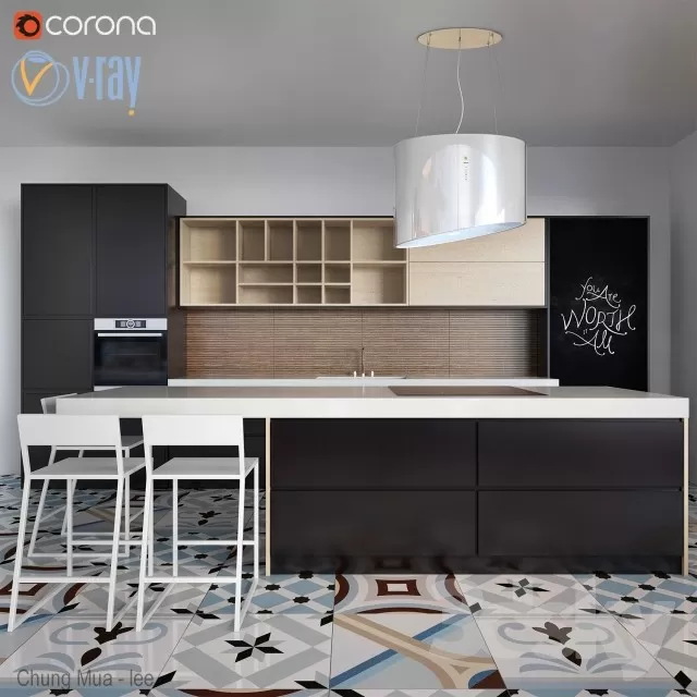 3DSKYFREE – KITCHEN 3DS MAX MODELS