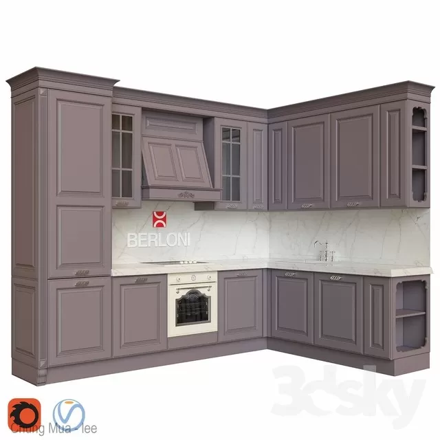 3DSKYFREE – KITCHEN 3DS MAX MODELS