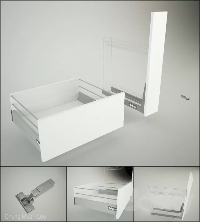 3DSKYFREE – KITCHEN - ACCESSORIES 3DS MAX MODELS