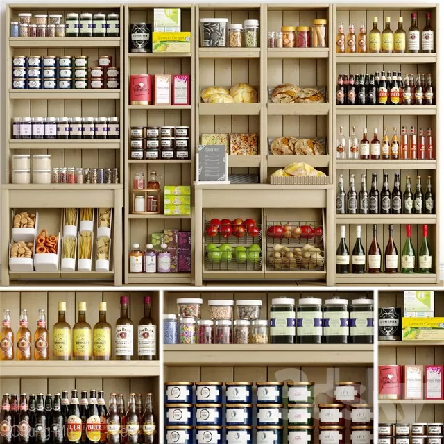 3DSKYFREE – KITCHEN - ACCESSORIES 3DS MAX MODELS