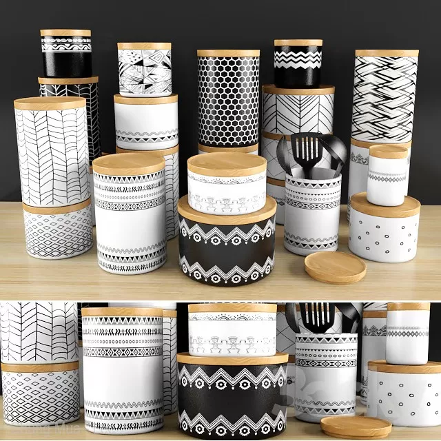 3DSKYFREE – KITCHEN - ACCESSORIES 3DS MAX MODELS