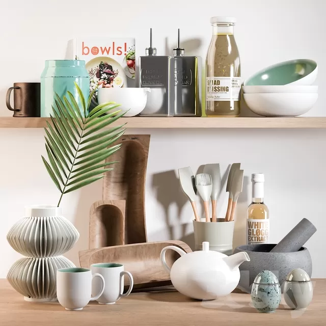 KITCHEN - ACCESSORIES 3D MODELS
