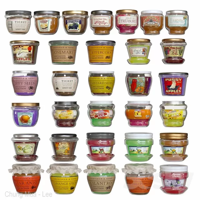 3DSKYFREE – KITCHEN - ACCESSORIES 3DS MAX MODELS