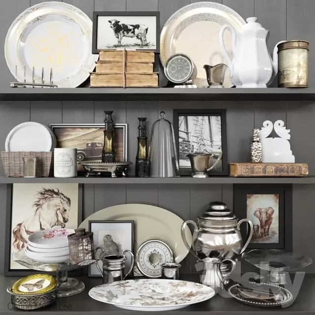 3DSKYFREE – KITCHEN - ACCESSORIES 3DS MAX MODELS