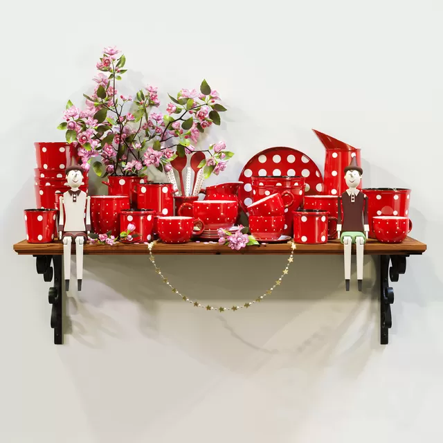 3DSKYFREE – KITCHEN - ACCESSORIES 3DS MAX MODELS