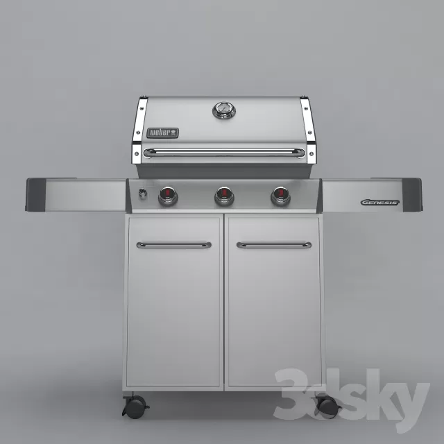 KITCHEN - BBQ 3D MODELS