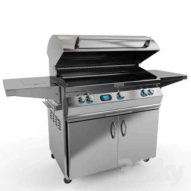 3DSKYFREE – KITCHEN - BBQ 3DS MAX MODELS