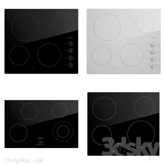 KITCHEN - COOKER 3D MODELS
