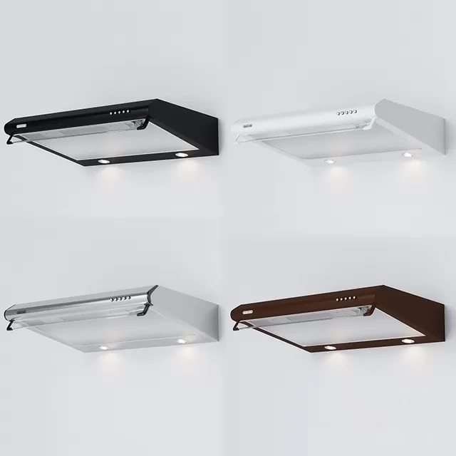 3DSKYFREE – KITCHEN - COOKER HOOD 3DS MAX MODELS
